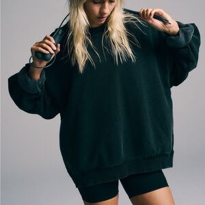 Free People All Star Burgundy oversized sweater